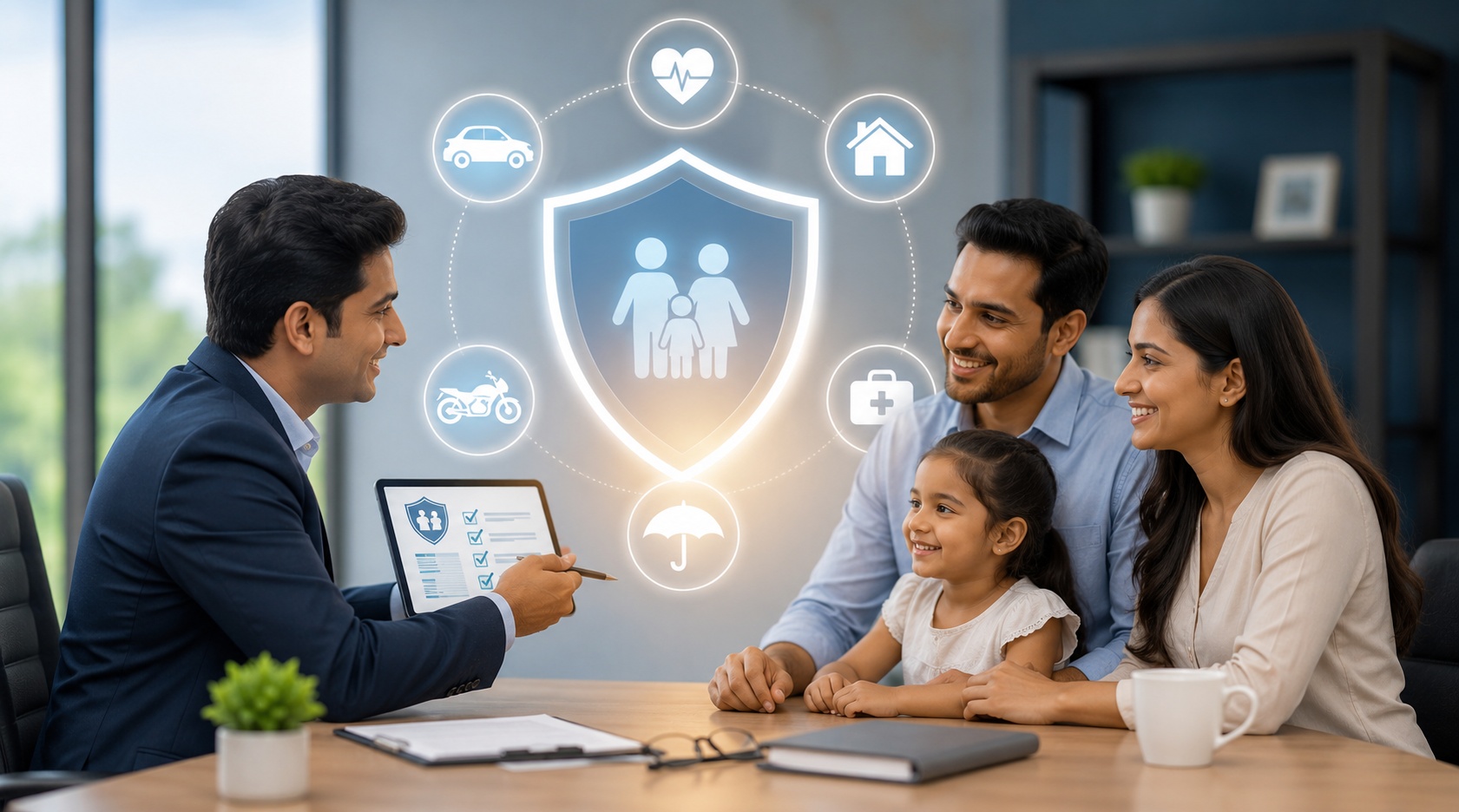 find The Best Insurance advisory team assisting clients in Coimbatore